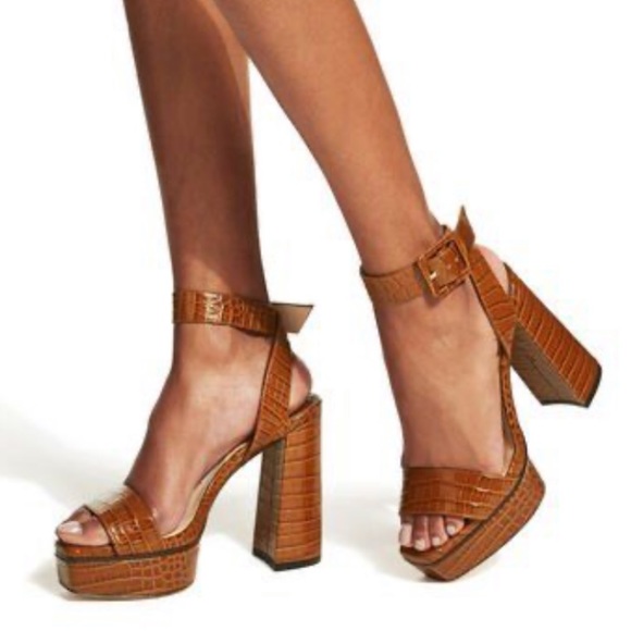 Jimmy Choo Block Sandal Heels (style JAX 115) - Picture 3 of 3